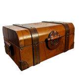 Wesley & Bober, Inc. Humidor, Cigar Case, Leather Wrapped, sku: 031924