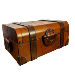 Wesley & Bober, Inc. Humidor, Cigar Case, Leather Wrapped, sku: 031924