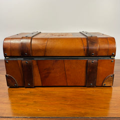 Wesley & Bober, Inc. Humidor, Cigar Case, Leather Wrapped, sku: 031924