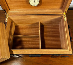 Wesley & Bober, Inc. Humidor, Cigar Case, Leather Wrapped, sku: 031924