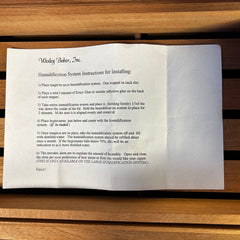 Wesley & Bober, Inc. Humidor, Cigar Case, Leather Wrapped, sku: 031924