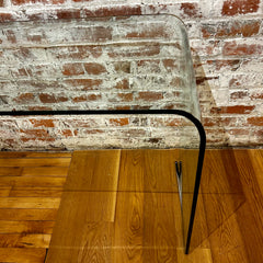 Fiam Angelo Cortesi Curved Glass Desk Table