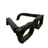 Eye Glass Sculpture, Wood, Gray, Oversized, sku: 032766