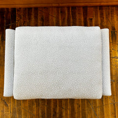 Elisa Carlucci Quintus Camille Ottoman, Cream Upholstery