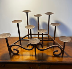 Iron Candle Stand, Rustic, For Pillar Candles, Sku: 032042