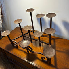 Iron Candle Stand, Rustic, For Pillar Candles, Sku: 032042