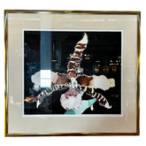 Robert C. Therien Original Art, "Echoes Orchid" Watercolor, Framed and Matted