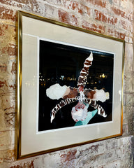 Robert C. Therien Original Art, "Echoes Orchid" Watercolor, Framed and Matted