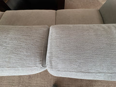 Sectional Sofa, Three Piece, Adjustable Gliding Seats, Gray