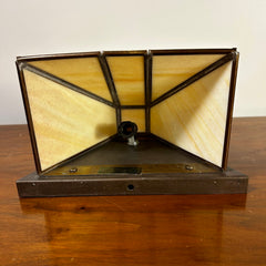 Wall Light, Sconce, Craftsman Style, Stained Glass, Pyramid Shape