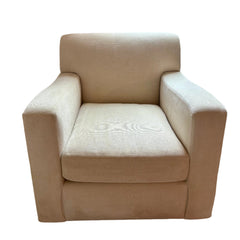 Lounge Chair Ottoman Set, Swivel, Creme Upholstery, Sku: 032813