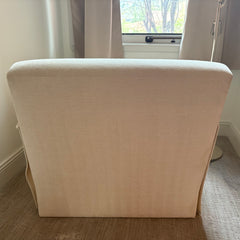 Lounge Chair Ottoman Set, Swivel, Creme Upholstery, Sku: 032813