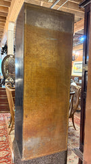 Antique Coffee Bean Canister Dispenser, Metal, Glass, Sku: 033728