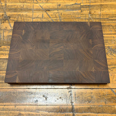 New Cheese Board, Black Walnut, End Grain, Custom Made, Don Archer, Sku: 033731
