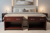 Antoine Prulx Night Stands with Two Pull Drawer, Pair, sku: 032811