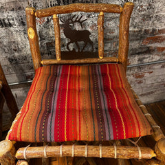 Set of Three Stick Built Barstools, Rustic