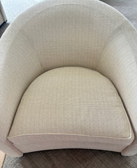 Studio Holly Hunt Collection Barrel Chairs, White, Pair, sku: 032817