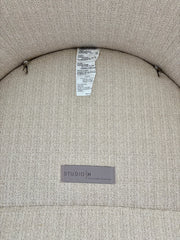 Studio Holly Hunt Collection Barrel Chairs, White, Pair, sku: 032817