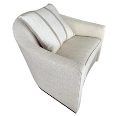 Studio Holly Hunt Collection Barrel Chairs, White, Pair, sku: 032817