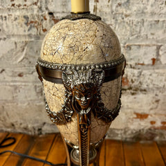 Wildwood Table Lamp, Ceramic, Silver, Traditional