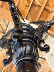 Kings Bay Gargoyle Light Post, (Giant) Pole Lamp, 5-Globe, sku: 2040