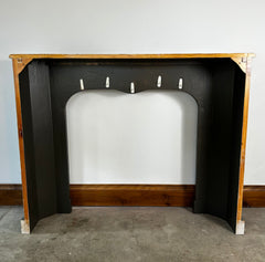 Fireplace Mantel, Wood, Traditional, Gray, sku: 032120