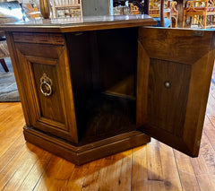 Mersman Side Cabinet, Wood, Hexagon, Vintage