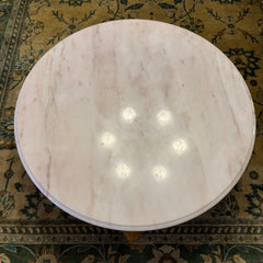 Weiman Vintage Coffee Table White Stone Top, Round, Sku: 033674