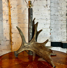 Antler Table Lamp, Authentic Antlers