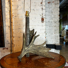 Antler Table Lamp, Authentic Antlers