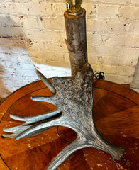 Antler Table Lamp, Authentic Antlers