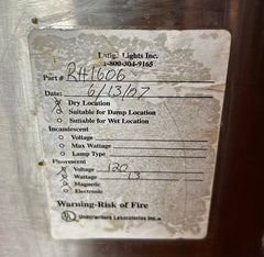 Latigo Lighting Wall Sconce Light, Brushed Chrome