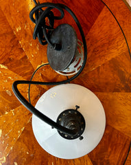 Visual Comfort, BZ Pendant Light, Milk Glass Shade, Small, sku: 032148