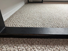 Black Leather Bench, Chrome Detail, sku: 032753