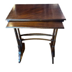 Baker Nesting Tables, Pair