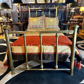 Vintage Brass Bed Frame, Twin