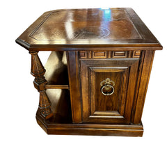 Mersman Night Stand, Side Cabinet, Vintage, Two Open Shelves