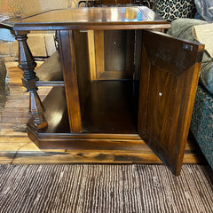 Mersman Night Stand, Side Cabinet, Vintage, Two Open Shelves