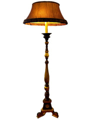 Fredrick Cooper Floor Lamp, Two Light Socket, Original Shade