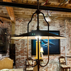 Chandelier "Candlebra" Hanging Light, Primitive Style