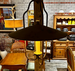 Chandelier "Candlebra" Hanging Light, Primitive Style