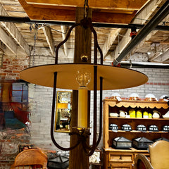Chandelier "Candlebra" Hanging Light, Primitive Style