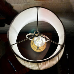 Waterford Crystal Table Lamp, Petite, Includes Pleated Shade, Brass Hardware