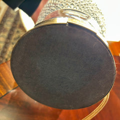 Waterford Crystal Table Lamp, Petite, Includes Pleated Shade, Brass Hardware