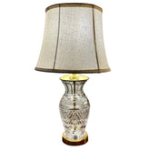 Waterford Crystal Table Lamp, Petite, Includes Shade, Brass Hardware