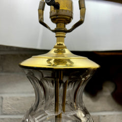 Waterford Crystal Table Lamp, Petite, Includes Shade, Brass Hardware