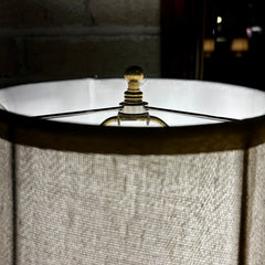 Waterford Crystal Table Lamp, Petite, Includes Shade, Brass Hardware