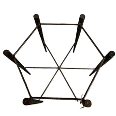 Solid Bronze Table Base, Six Legged (without top)