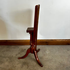 Folding Table, Vintage, Solid Wood, Tripod Base