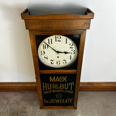 Wall clock, Mack Hurlbut, New Haven Clock Co., Vintage